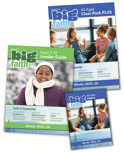 Picture of Cokesbury Kids Big Faith Winter 2025-26 Leader Kit Ages 7-12- Digital Kit Download