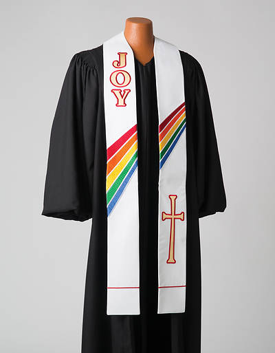 Celebration 4500 Series White Stole - 110"