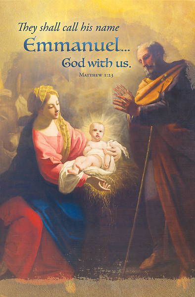 Picture of They Shall Call His Name Regular Size Bulletin