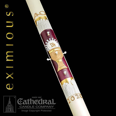 Picture of Cathedral Eximious The Twelve Apostles Paschal Candle 2-1/4" x 48"
