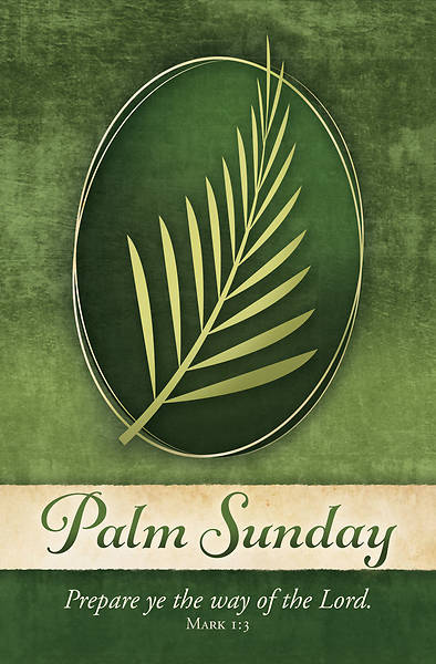 Palm Sunday Prepare ye Way Lord Bulletin