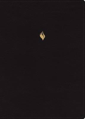 Rvr60, Biblia de Estudio de la Vida Plena, Edición Clásica, Leathersoft, Negro, Palabras de Jesús En Rojo, Comfort Print, Con Índice Y Cierre