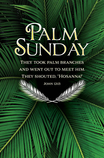 Palm Sunday Regular Size Bulletin