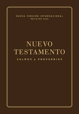 Nvi, Nuevo Testamento de Bolsillo, Con Salmos Y Proverbios, Leatherflex, Café