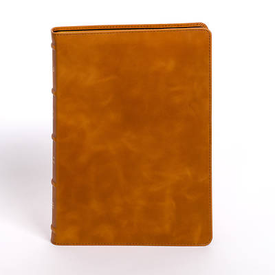 NASB Large Print Thinline Bible, Holman Handcrafted Edition, Marbled Chestnut Premium Calfskin