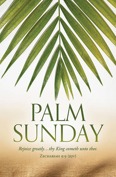 Palm Sunday Rejoice Greatly Bulletin