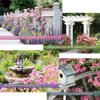 Garden Splendor Birthday Cards - Box of 12