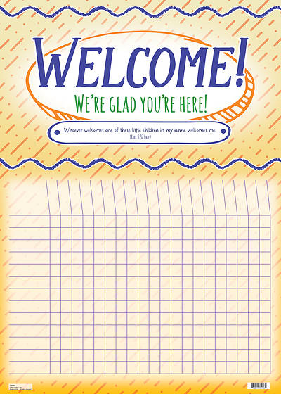 Welcome Kid's Attendance Chart