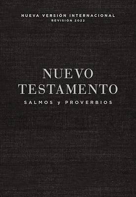 Nvi, Nuevo Testamento de Bolsillo, Con Salmos Y Proverbios, Tapa Rústica, Negro
