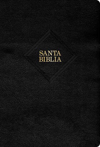 Rvr 1960 Biblia Letra Grande Tamaño Manual, Negro, Piel Fabricada Con Índice (Edición 2023)