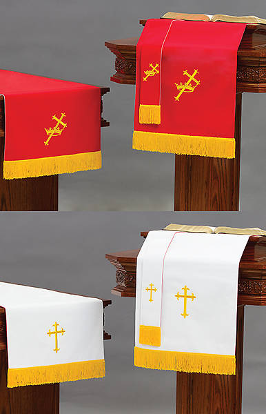 Picture of Reversible Red/White Three-Piece Parament Set