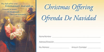 They Shall Cal Name Offering Envelope Bilingual