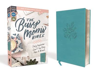 NIV Busy Mom's Bible, Leathersoft, Teal, Red Letter Edition, Comfort Print