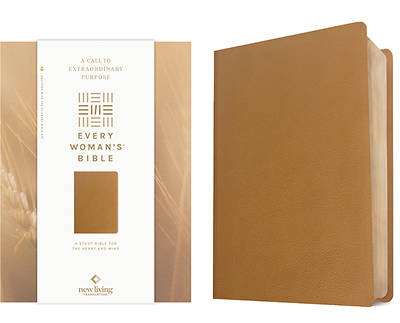 NLT Every Woman's Bible, Filament Enabled (Genuine Leather, Camel, Red Letter)