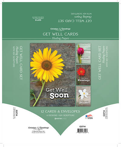 Healing Prayers Get Well Cards - Box of 12