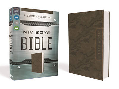 NIV Boys' Bible, Leathersoft, Brown Camo, Comfort Print