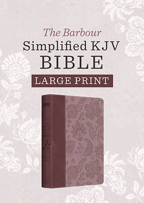 Barbour Simplified Kjv--Large Print [Plum & Paisley]