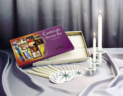 Picture of Emkay Candlelight Service Set - 125 Congregational Candles