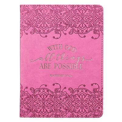 Journal with God All Things Pink Matt. 19