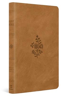 Picture of ESV Premium Gift Bible (Trutone, Nubuck Caramel, Wildflower Design)