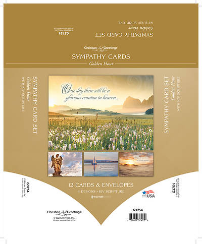 Golden Hour Sympathy Cards - Box of 12