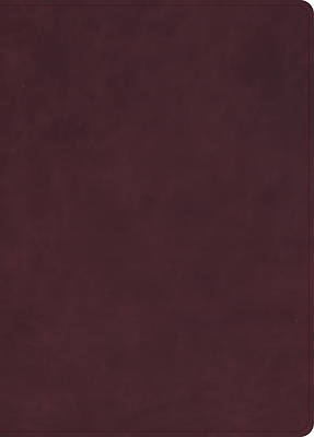 KJV Single-Column Wide-Margin Bible, Holman Handcrafted Collection, Marbled Burgundy Premium Calfskin