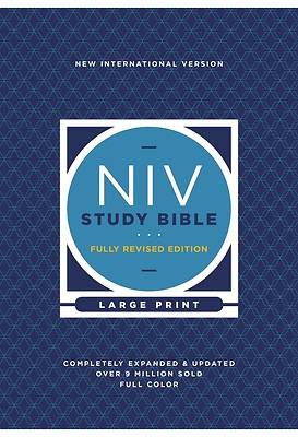NIV Study Bible, Fully Revised Edition, Large Print, Hardcover, Red Letter, Comfort Print