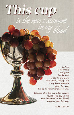 Picture of This Cup Communion Bulletin Pack of 100