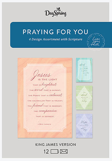 Praying for You Cards, Box of 12 (KJV)