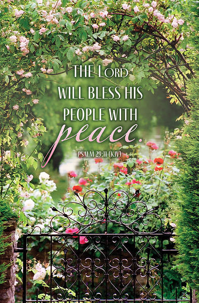Picture of The Lord will Bless His People Insp Bulletin