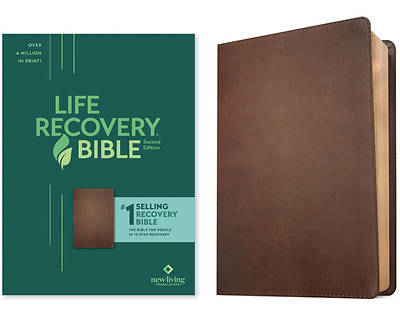 Picture of NLT Life Recovery Bible, Second Edition (Leatherlike, Rustic Brown)