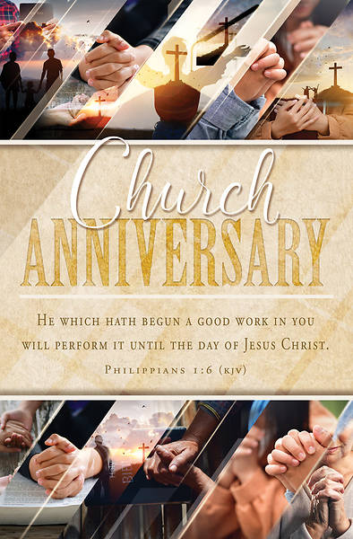 Begun Good Work Church Anniversary Bulletin