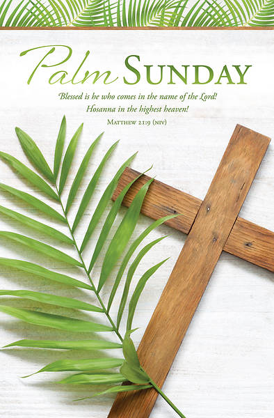 Palm Sunday Regular Size Bulletin