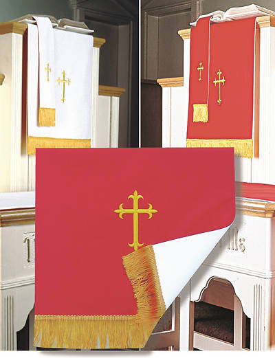 Picture of Reversible Red/White Two-Piece Parament Set