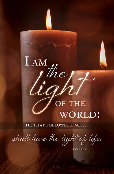 I am the Light of the World Funeral Bulletin Regular