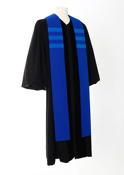 Trinity Stripe Stole - Blue