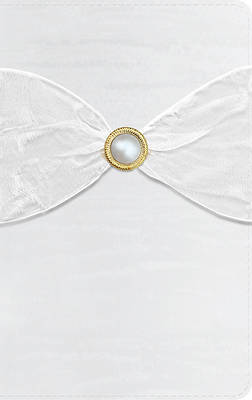 Rvr 1960 Biblia Recuerdo de Boda, Blanco Y Dorado, Símil Piel