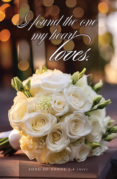Picture of I Found the One My Heart Loves Wedding Bulletin