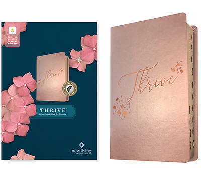 Picture of NLT Thrive Devotional Bible for Women, Filament Enabled (Leatherlike, Rose Metallic, Indexed)
