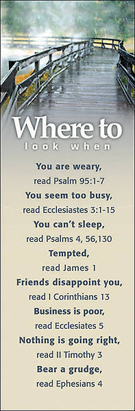 Picture of Where to Look Topics #3 Bookmark