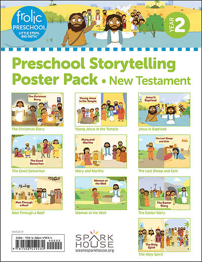Frolic Preschool  New Testament  Year 2  Ages 3-5  Storytelling Posters