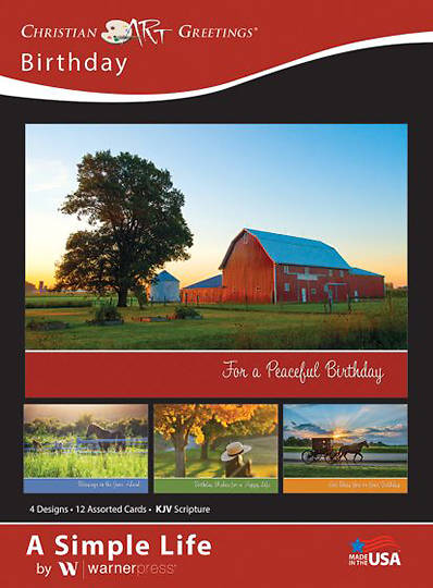 Picture of A Simple Life Birthday Box Cards (Box of 12)