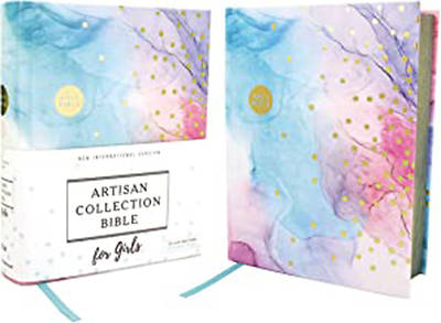 NIV Artisan Collection Bible for Girls, Cloth Over Board, Multi-Color, Art Gilded Edges, Red Letter Edition, Comfort Print