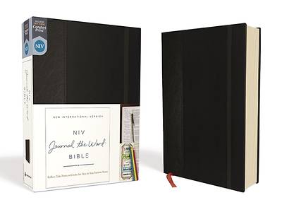 NIV Journal the Word Bible, Hardcover, Black, Red Letter Edition, Comfort Print