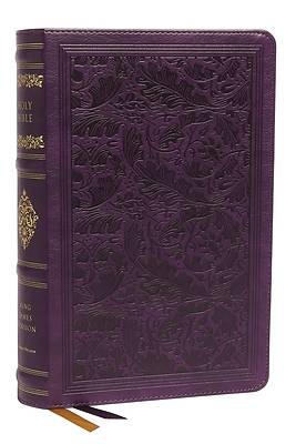 Kjv, Sovereign Collection Bible, Personal Size, Leathersoft, Purple, Red Letter Edition, Comfort Print
