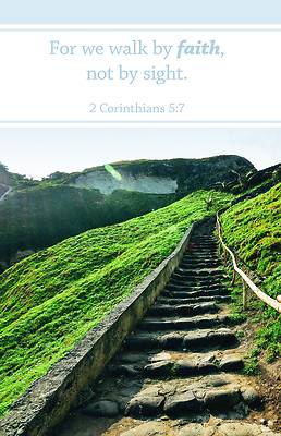 Picture of For We Walk By Faith Worship Bulletin PKG 100