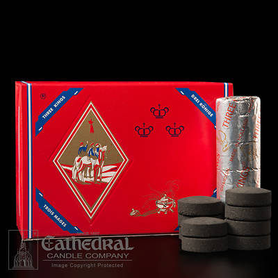 Cathedral Three Kings Quick Lighting Charcoal