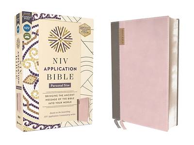 Picture of NIV Application Bible, Personal Size, Leathersoft, Pink, Red Letter, Comfort Print