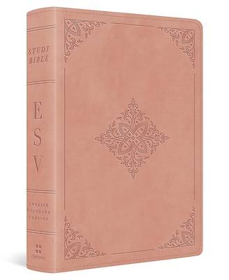 ESV Study Bible, Personal Size (Trutone, Blush Rose, Fleur-De-Lis Design)