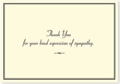 Sympathy Thank You Notes